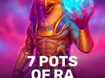 7 Pots of Ra Hold and Win by Neverending, cover from the Woo Casino lobby